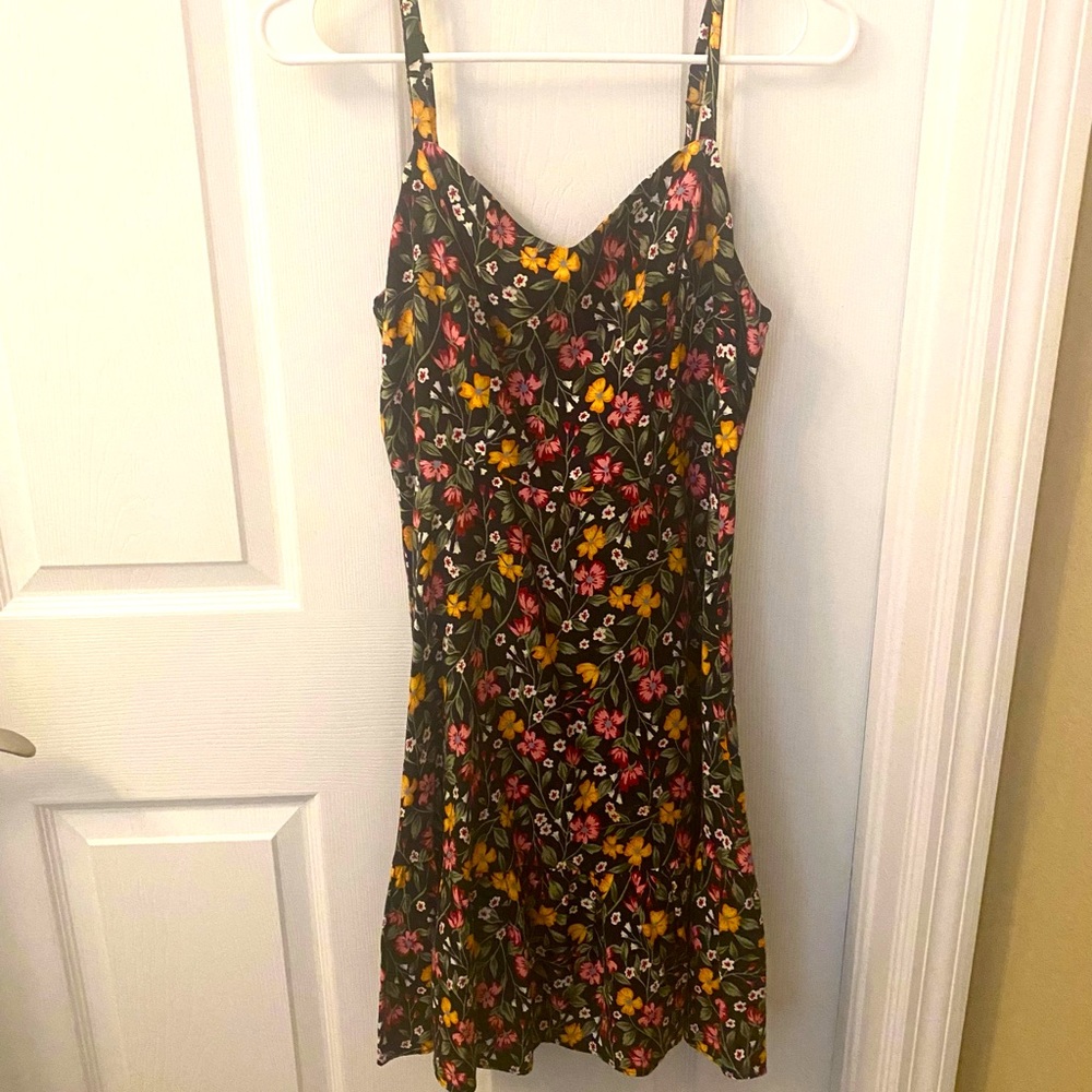 Old Navy Black Floral Sundress